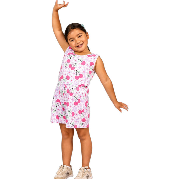 ENTERIZO NIÑA MANGA SISA SHORT ESTAMPADO