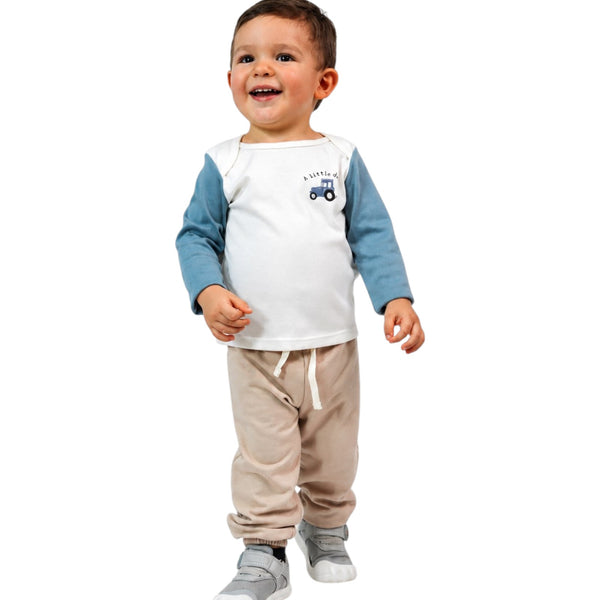 CAMISETA BEBE NIÑO MANGA LARGA