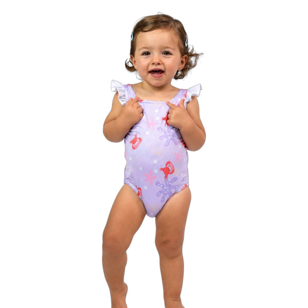 TRAJE DE BANO BEBE NIÑA ENTERO MANGA BOLERO