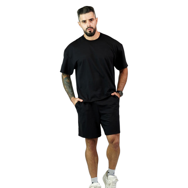 MULTIUSOS HOMBRE CAMISETA  OVERSIZE MANGA CORTA BERMUDA