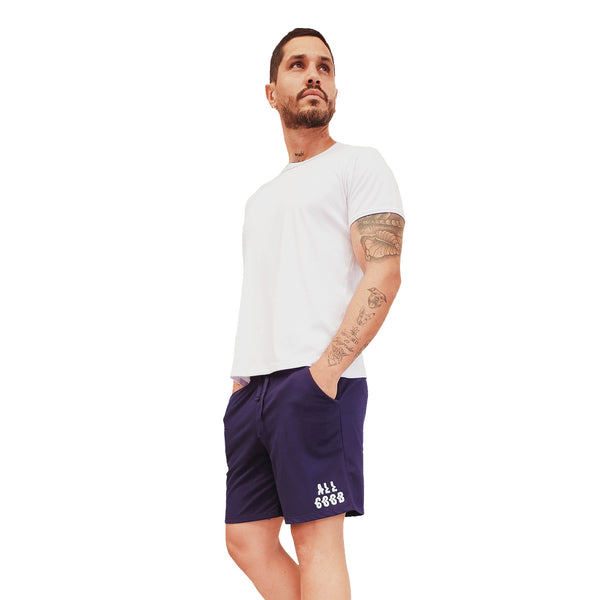 BERMUDA HOMBRE TELA BURDA ESTAMPADO LOCALIZADO