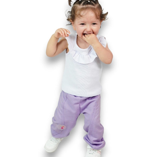 BLUSA BEBE NIÑA BOLERO MANGA SISA TELA RIB