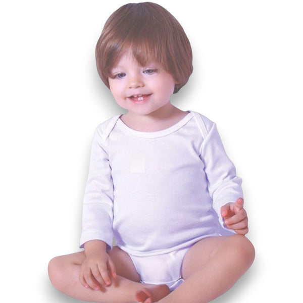 BODY MANGA LARGA CUELLO MONTADO BLANCO