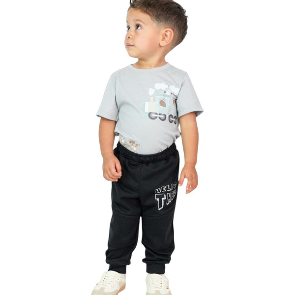 BODY BEBE NIÑO MANGA CORTA ESTAMPADO