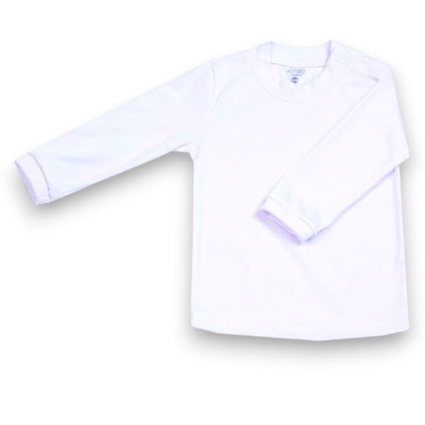 BUZO BEBE MANGA LARGA BLANCO BROCHE