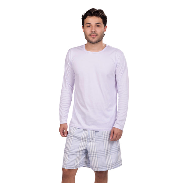 BUZO HOMBRE MANGA LARGA BLANCO
