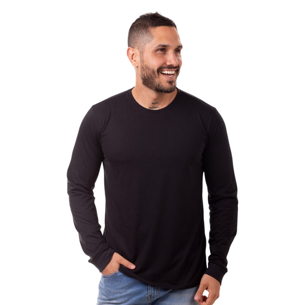 CAMIBUSO HOMBRE MANGA LARGA CUELLO REDONDO