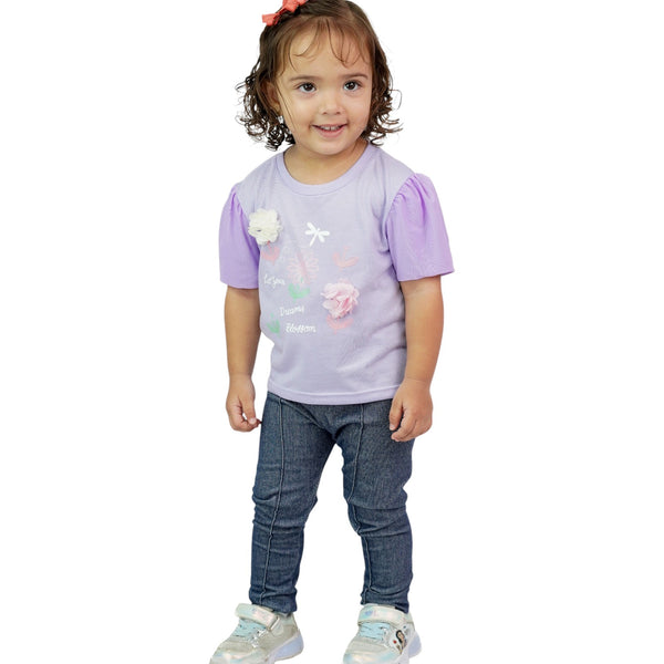 CAMISETA BEBE NIÑA MANGA CORTA MALLATEX