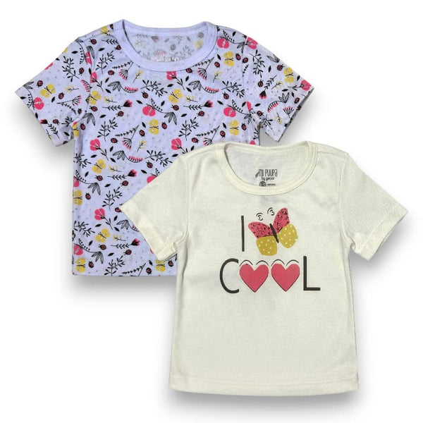 PACK X2 CAMISETAS BEBE UNISEX