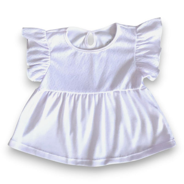 CAMISETA BEBE NIÑA MANGA CORTA BOLERO TELA DIBUJADA