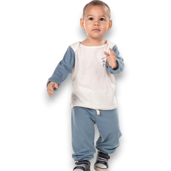 CAMISETA BEBE NIÑO MANGA LARGA