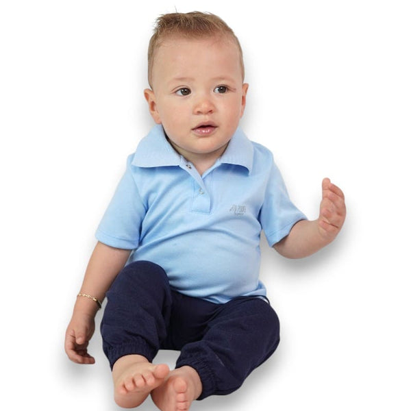 CAMISETA BEBE NIÑO TIPO POLO MANGA CORTA