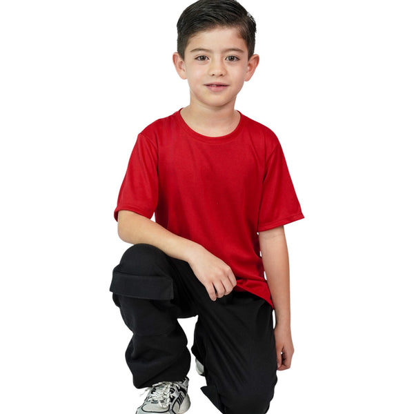 CAMISETA NIÑO BASICA MANGA CORTA