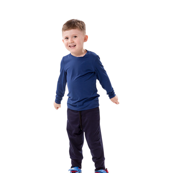 CAMISETA NIÑO TELA MYCROFIBRA MANGA LARGA