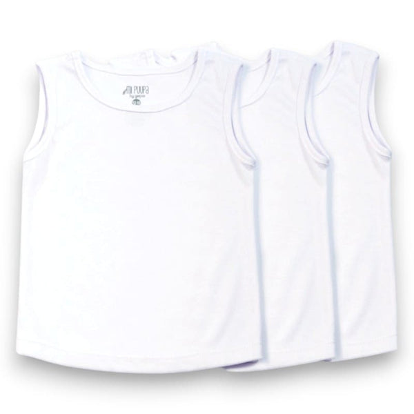 PACK 3 UDS CAMISILLA BEBE BLANCA