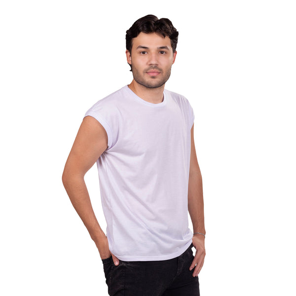 CAMISILLA HOMBRE SILUETA ANCHA Y HOMBRO CAIDO
