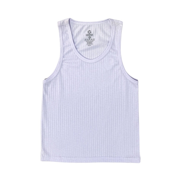 CAMISILLA NIÑO TELA ACANALADA BLANCO