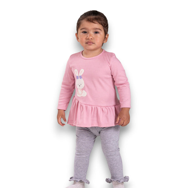 CONJUNTO BEBE NIÑA BLUSON LEGGINS