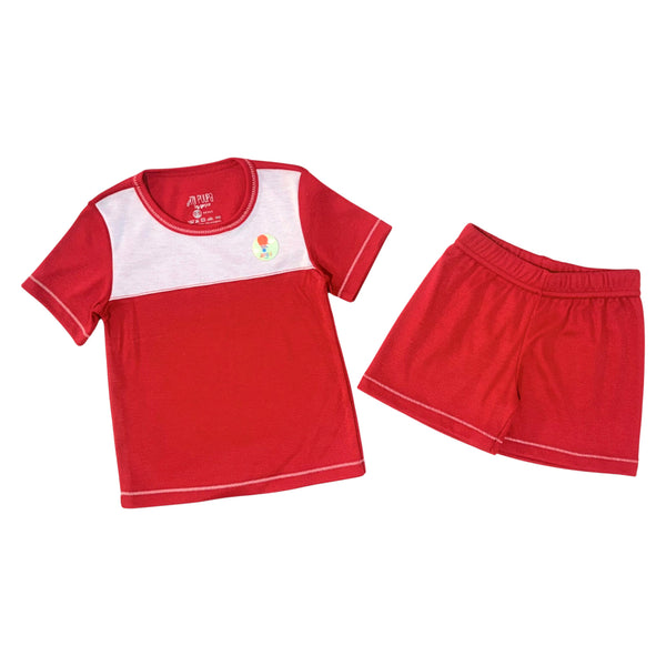 CONJUNTO BEBE CAMISETA SHORT BORDADO