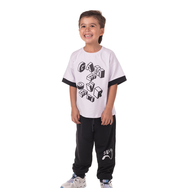 CONJUNTO NIÑO MANGA CORTA JOGGER