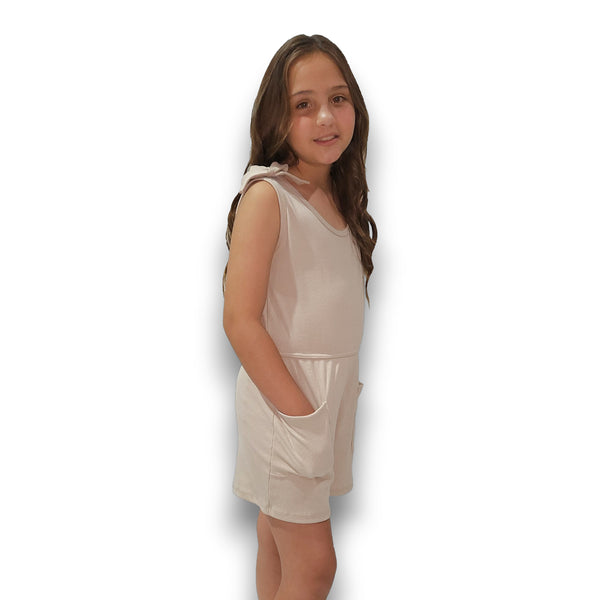 ENTERIZO NIÑA MANGA SISA SHORT TELA RIB