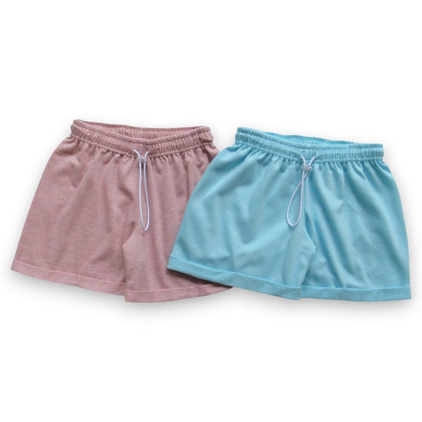 PACK X 2 BEBE NIÑA SHORT ELASTICO GRADUADOR