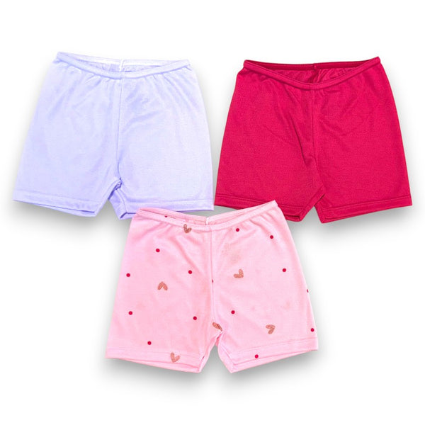 PACK 3 UDS SHORT BEBE NIÑA