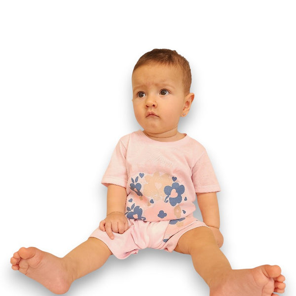 PIJAMA BEBE NIÑA MANGA CORTA SHORT