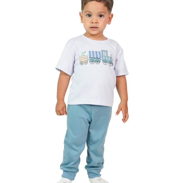 PIJAMA BEBE NIÑO MANGA CORTA PANTALON BOTA