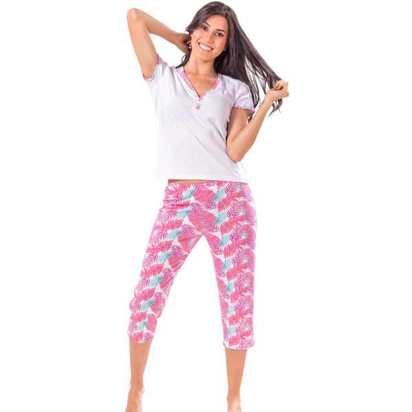PIJAMA MUJER MANGA CORTA CAPRY