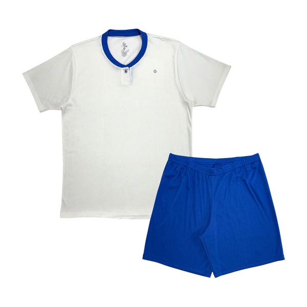PIJAMA HOMBRE SHORT MANGA CORTA FONDO ENTERO