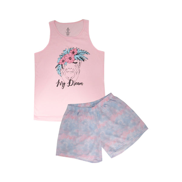 PIJAMA MUJER CAMISILLA SHORT ESTAMPADO