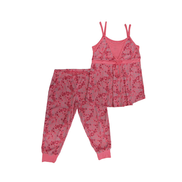 PIJAMA MUJER MATERNA BLUSA TIRAS CAPRY