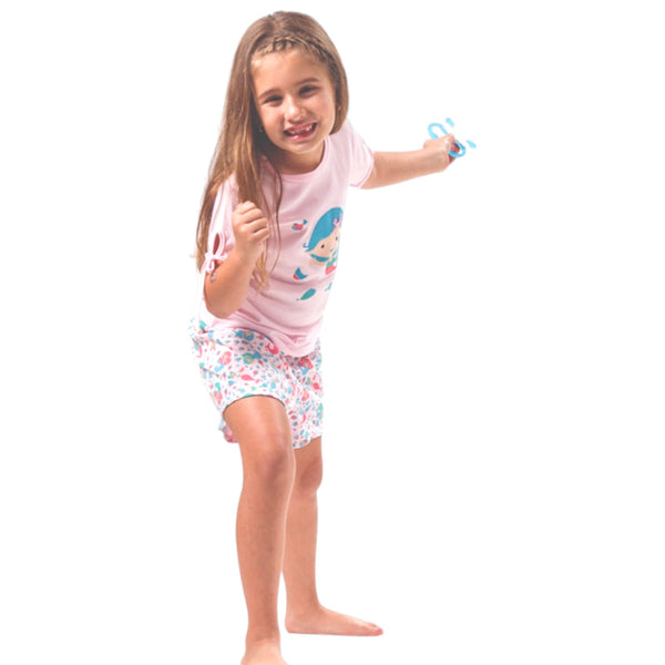 PIJAMA NIÑA MANGA CORTA SHORT