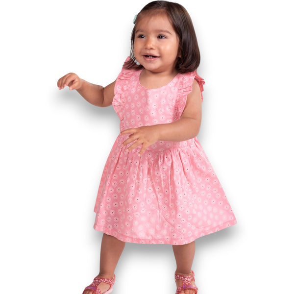 VESTIDO BEBE NIÑA MANGA SISA CON BOLERO EN LATERALES