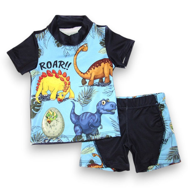 TRAJE DE BANO BEBE NIÑO MANGA CORTA SHORT